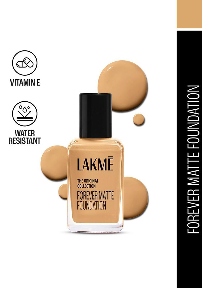 Lakme Forever Matte Lightweight Foundation With Vit E For Superior Coverage 27Ml Beige