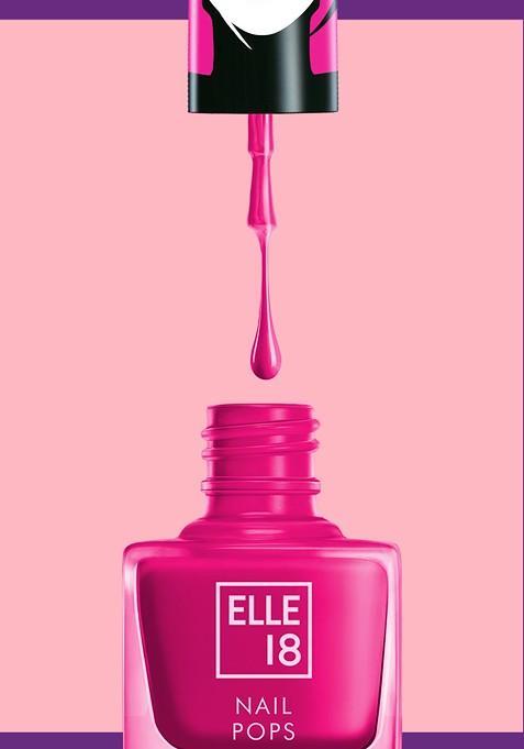 Elle 18 Nail Pops Long Lasting Polish Quick Dry Formula For Glossy Finish 5Ml 41