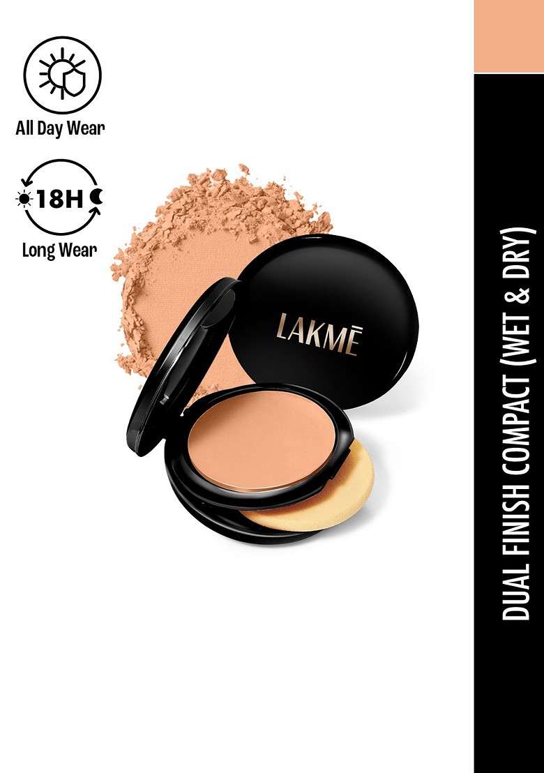Lakme Xtraordin Airy Lightweight 2 In 1 Compact Foundation With Spf17 9G Rose Fair - Indya