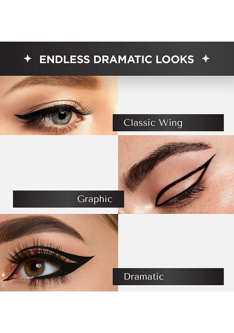 Bella Vita Organic Intense Drama Waterproof Eyeliner 3 5Ml Black - Indya