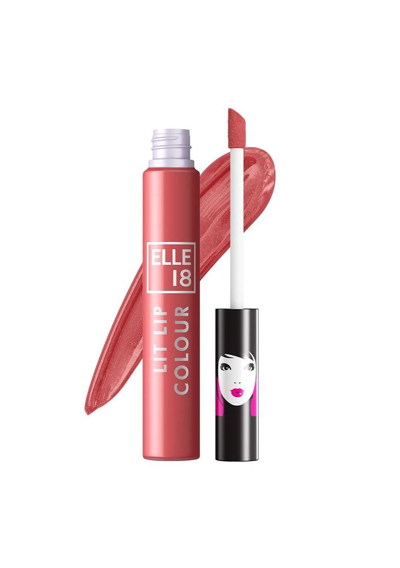 Elle 18 Lit Lip Matte Finish Long Lasting Smudgeproof Colour 5 6Ml Flattering Nude