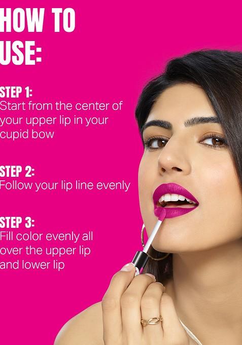 Elle 18 Lit Lip Matte Finish Long Lasting Smudgeproof Colour 5 6Ml Flattering Nude