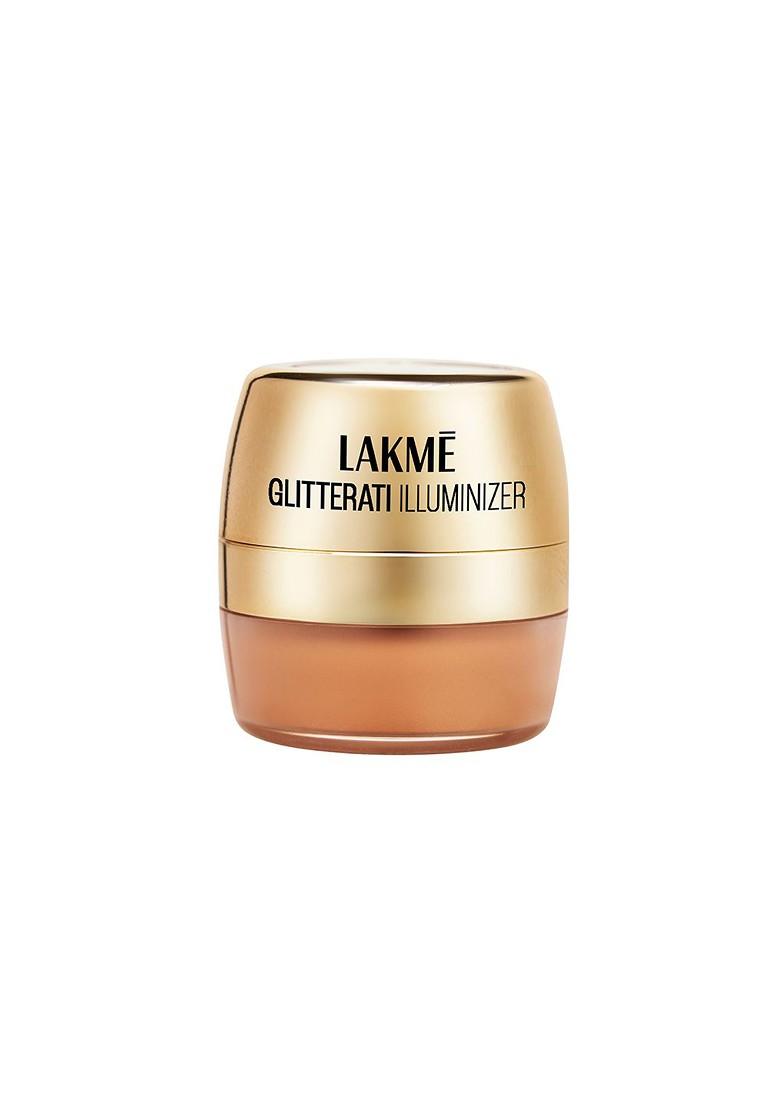 Lakme Ultimate Glam Illuminizer With Spong Applicator For Glowy Cheeks 4G Desert Rose