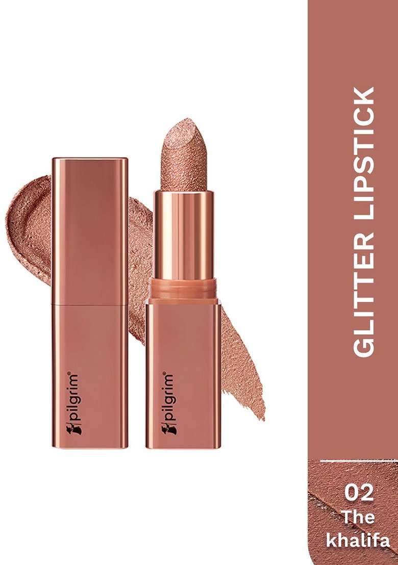 Pilgrim 3 D Glitter Formula With Matte Finish Lipstick 4 2 G The Khalifa 02 - Indya