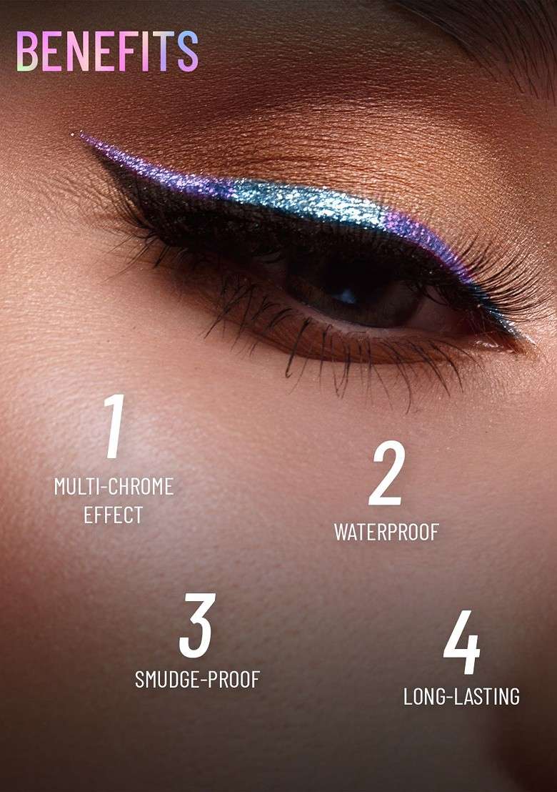 Swiss Beauty Waterproof Holographic Eyeliner 0 2 G Coloured Earth 06 - Indya
