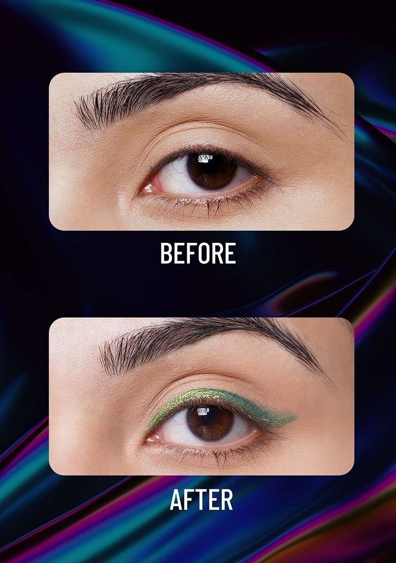 Swiss Beauty Waterproof Holographic Eyeliner 0 2 G Coloured Earth 06 - Indya