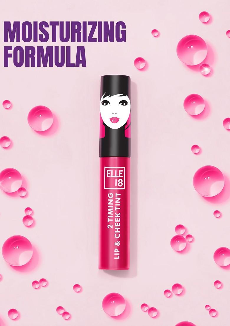 Elle 18 2 Timing Long Lasting Hydrating Lip Cheek Tint 4Ml Candy Floss