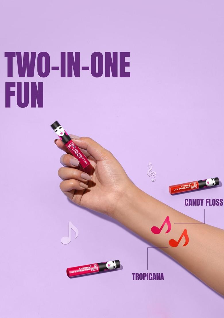 Elle 18 2 Timing Long Lasting Hydrating Lip Cheek Tint 4Ml Candy Floss