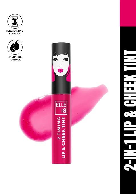 Elle 18 2 Timing Long Lasting Hydrating Lip Cheek Tint 4Ml Candy Floss