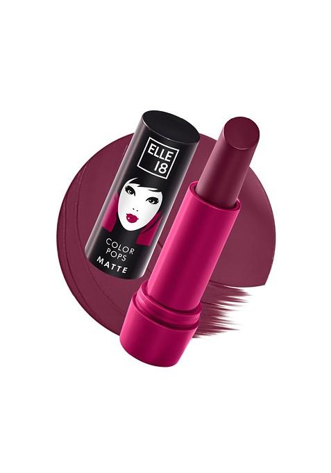 Elle 18 Color Pop Moisturising Matte Lip With Jojoba Oil 4 3G W11 Cherry Wine
