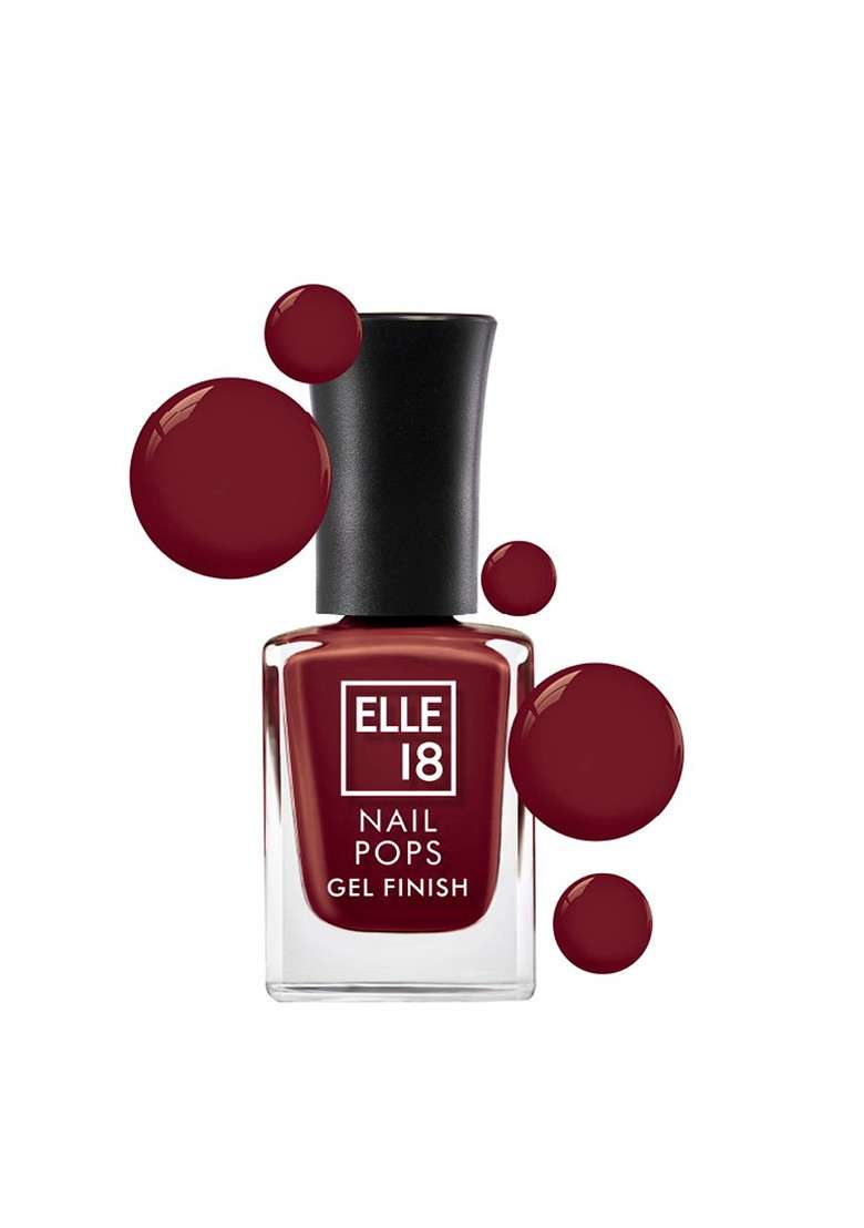 Elle 18 Gel Finish Long Lasting Chip Resistant Nail Pops 10Ml G7 - Indya