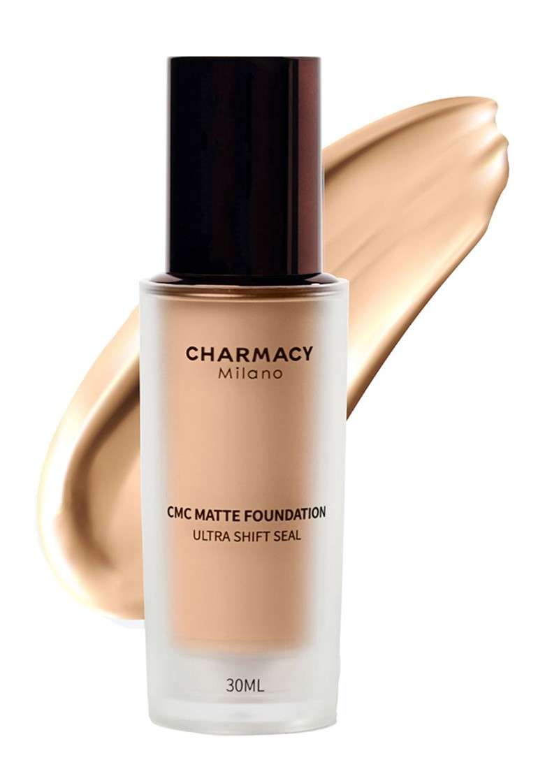 Charmacy Milano Ultra Shift Seal 24Hour Wear Cmc Matte Foundation 30 Ml Shade 03 - Indya