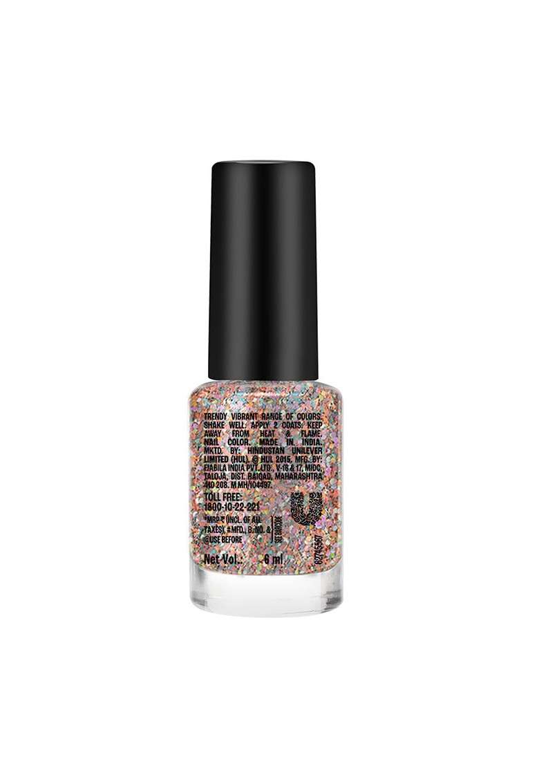 Lakme Color Crush Nail Art For Long Lasting Shimmery Matte Finish 6Ml T3 - Indya