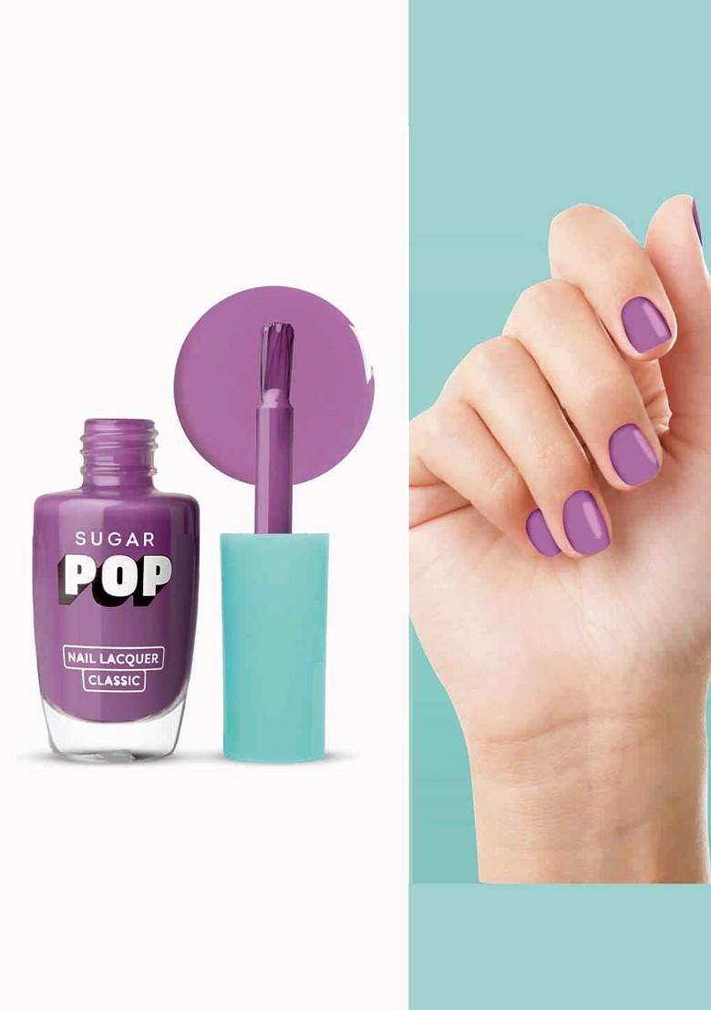 Sugar Pop Quick Drying Ultra Long Wear Glossy Finish Nail Lacquer 10 Ml Lilac Rush 09