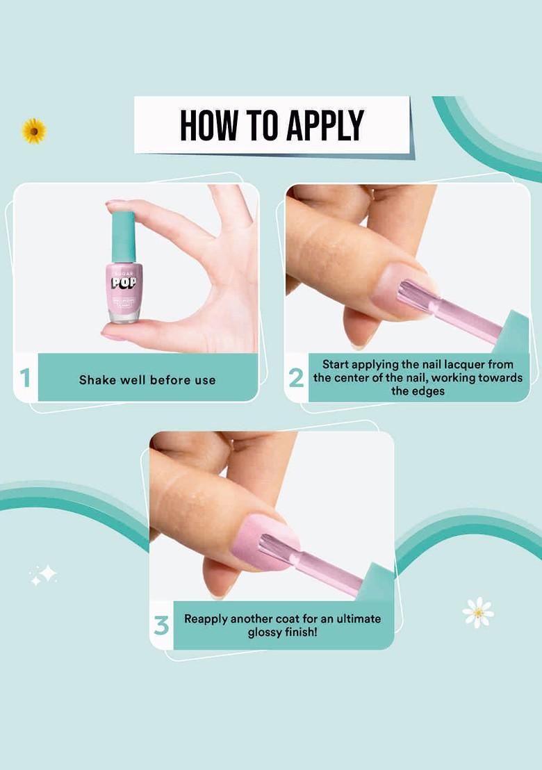 Sugar Pop Quick Drying Ultra Long Wear Glossy Finish Nail Lacquer 10 Ml Lilac Rush 09