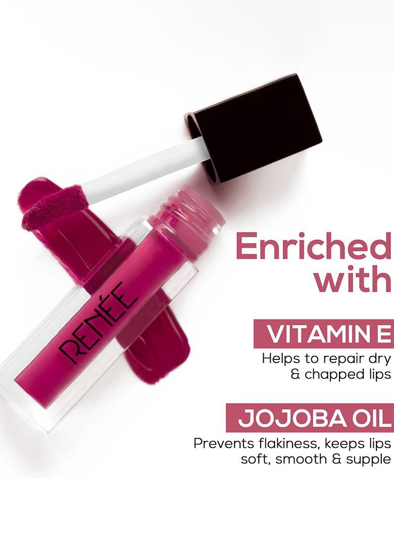 Renee Stay Forever Set Of 10 Matte Liquid Lipstick 1Ml Each