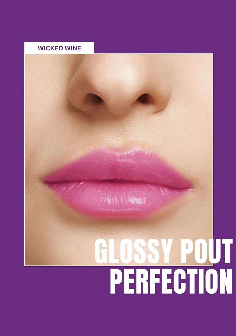 Elle 18 Lightweight Omg Lip Gloss With Jojoba Oil Olive 2 5Ml Wicked Wine - Indya