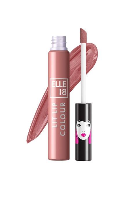 Elle 18 Lit Lip Matte Finish Long Lasting Smudgeproof Colour 5 6Ml Nude Dust