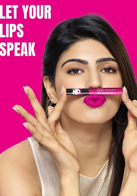 Elle 18 Lit Lip Matte Finish Long Lasting Smudgeproof Colour 5 6Ml Nude Dust