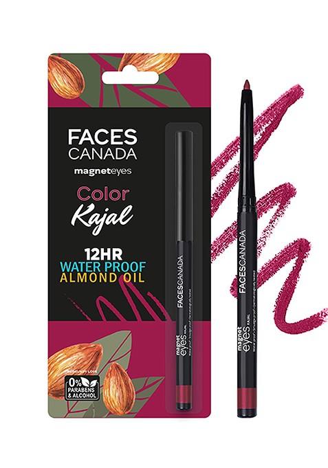 Faces Canada Magneteyes Waterproof Color Kajal Burgundy Love 04