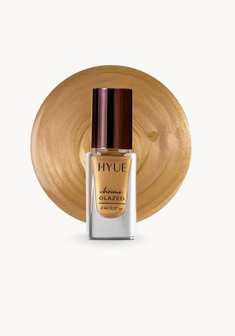 Hyue Chrome Glazed Nail Paint Gold Mine Quick Dry And Chip Resistant With Jojobal Oil