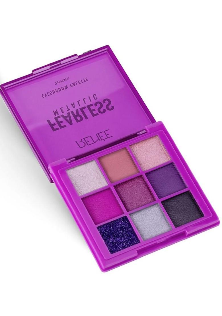 Renee Fearless Long Lasting Non Creasing Eyeshadow Palette 12G Metallic