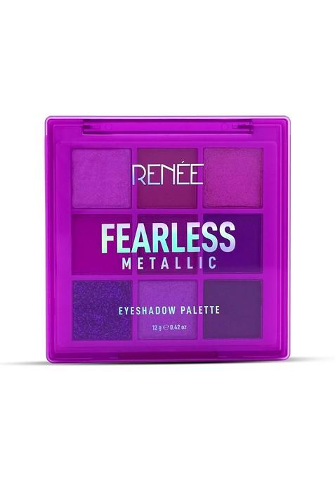 Renee Fearless Long Lasting Non Creasing Eyeshadow Palette 12G Metallic