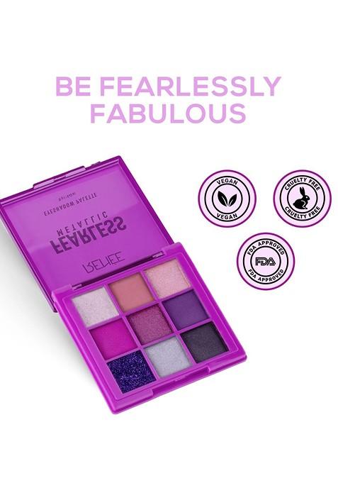 Renee Fearless Long Lasting Non Creasing Eyeshadow Palette 12G Metallic