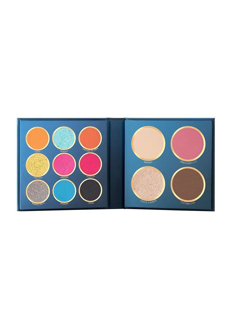 Mars 9 Shade Eyeshadow With Highlighter Blusher Bronzer Make Up Set Mumbai Meri Jaan - Indya