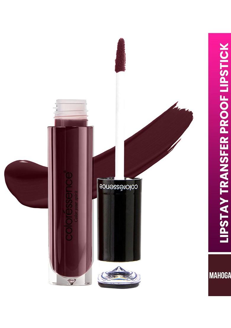 Coloressence Lipstay Transfer Proof Liquid Lipstick 4Ml Mahogany