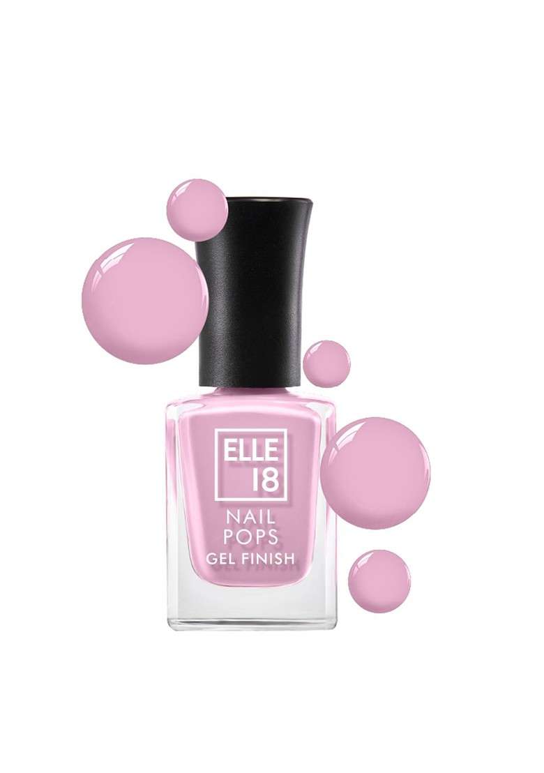 Elle 18 Gel Finish Long Lasting Chip Resistant Nail Pops 10Ml G24 - Indya