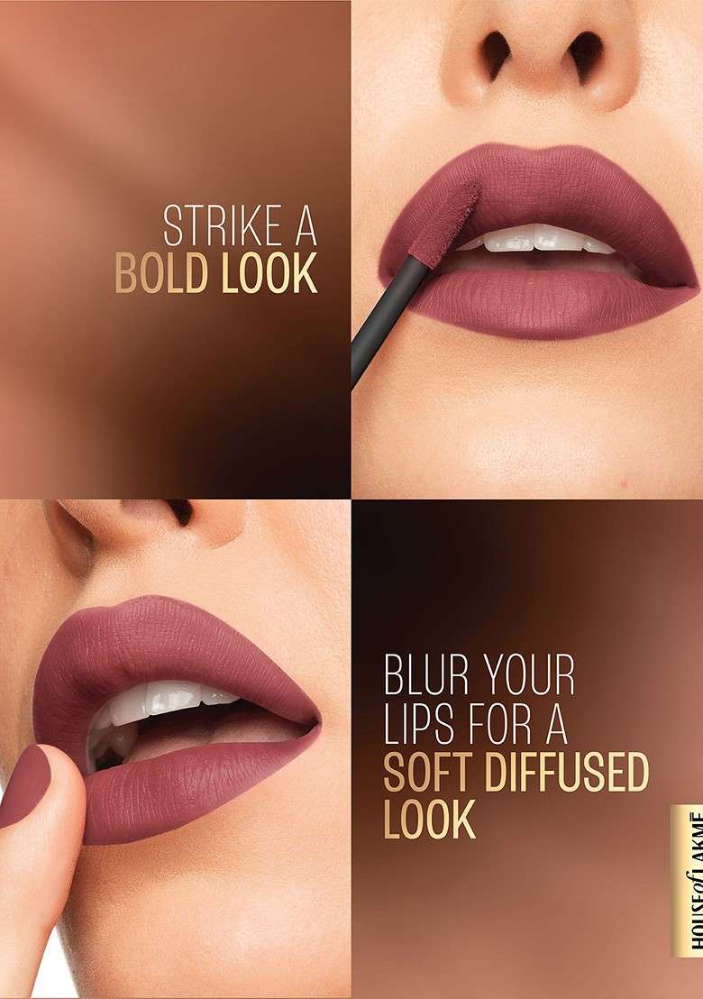 Lakme Xtraordin Airy Velvet Matte Lip Mousse With Cocoa Butter 4 6G Nude Naturalle 303 - Indya