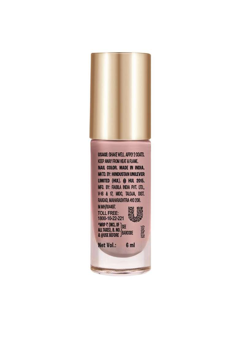 Lakme 9To5 Overtime Shine Glossy Long Lasting Quick Dry Nail Color 6Ml Apple Blossom - Indya