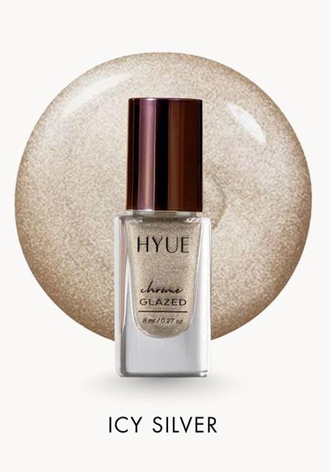 Hyue Chrome Glazed Nail Paint Metallic Combo Chip Resistant With Jojobal Oil