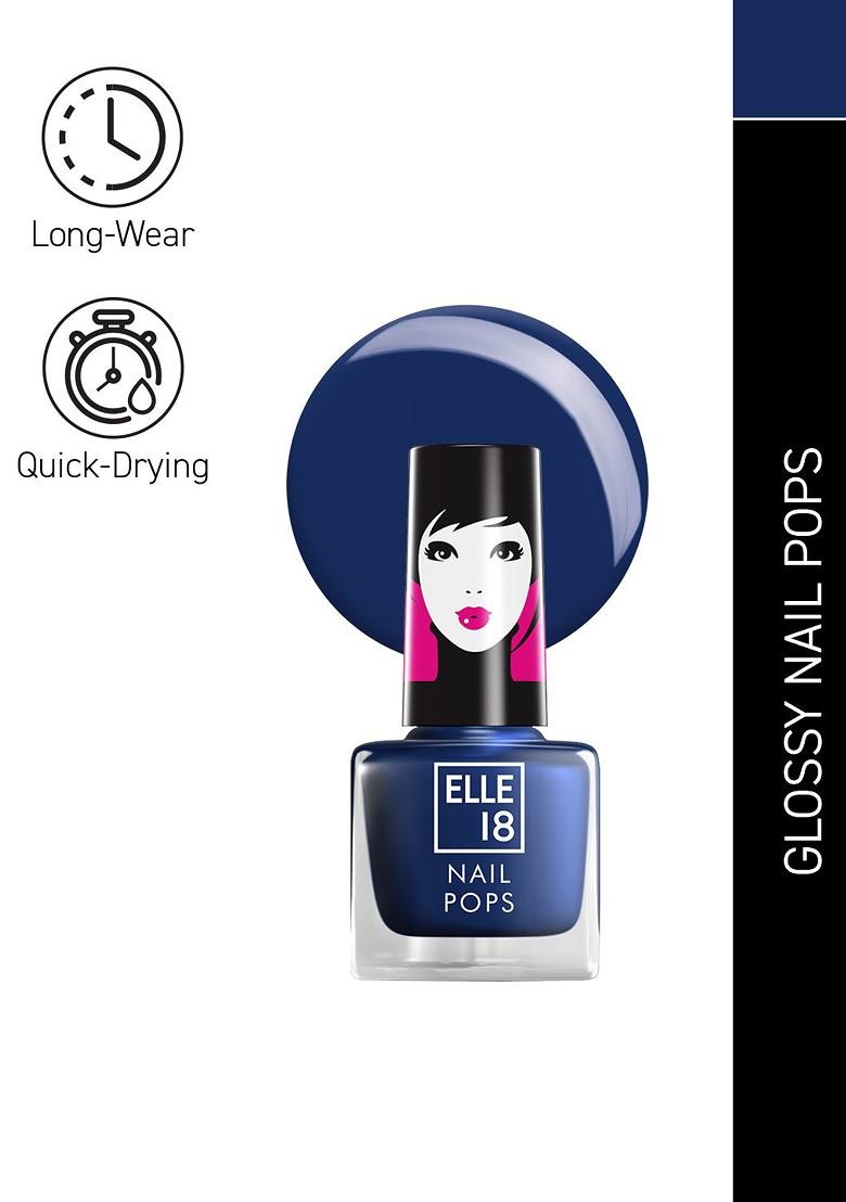 Elle 18 Nail Pops Long Lasting Color With Glossy Finish Quick Dry Formula 5Ml 57