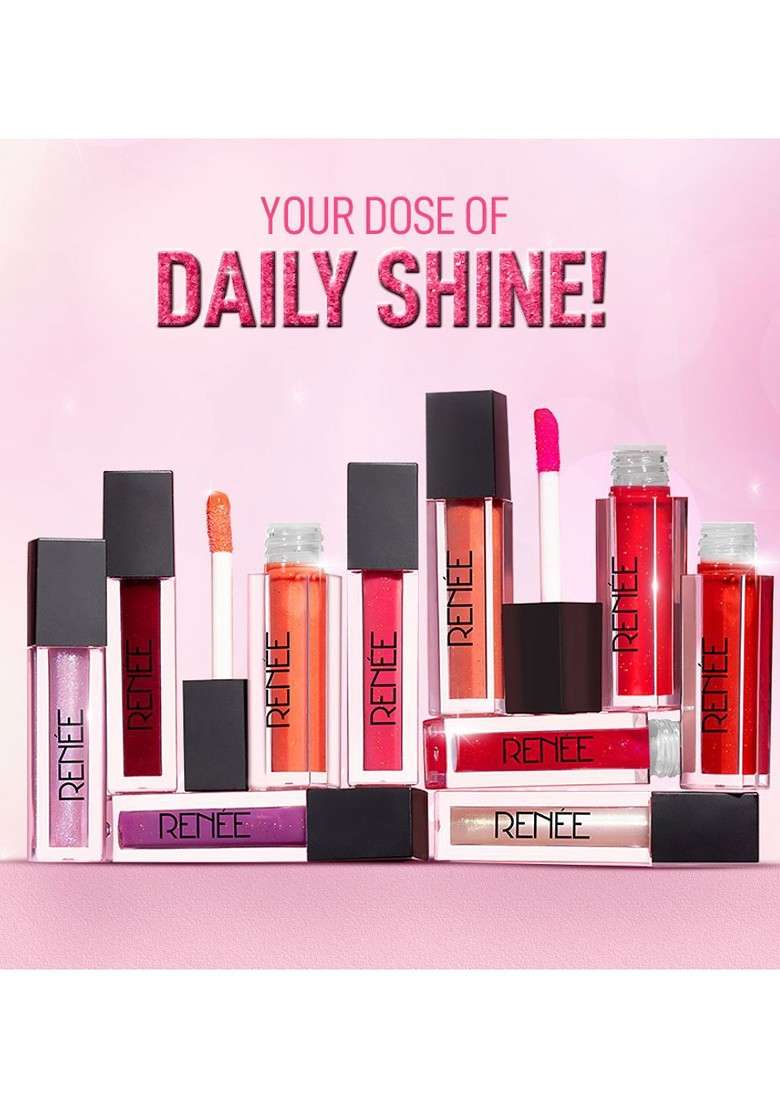 Renee Set Of 10 Shine Forever Lip Gloss With Shea Butter 1 Ml Each - Indya