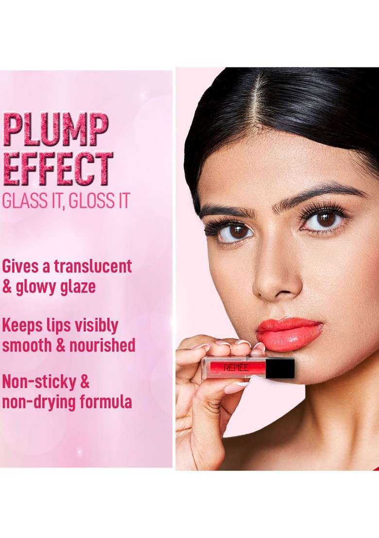 Renee Set Of 10 Shine Forever Lip Gloss With Shea Butter 1 Ml Each - Indya