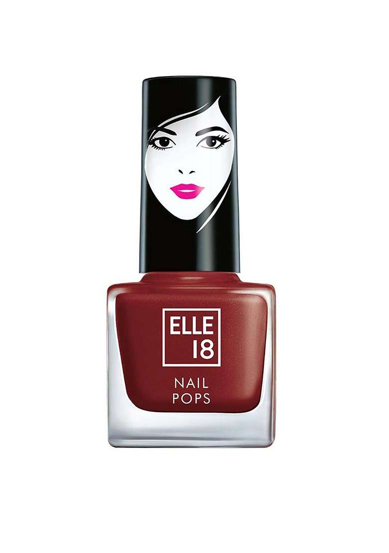 Elle 18 Nail Pops Long Lasting Polish Quick Dry Formula For Glossy Finish 5Ml 122 - Indya