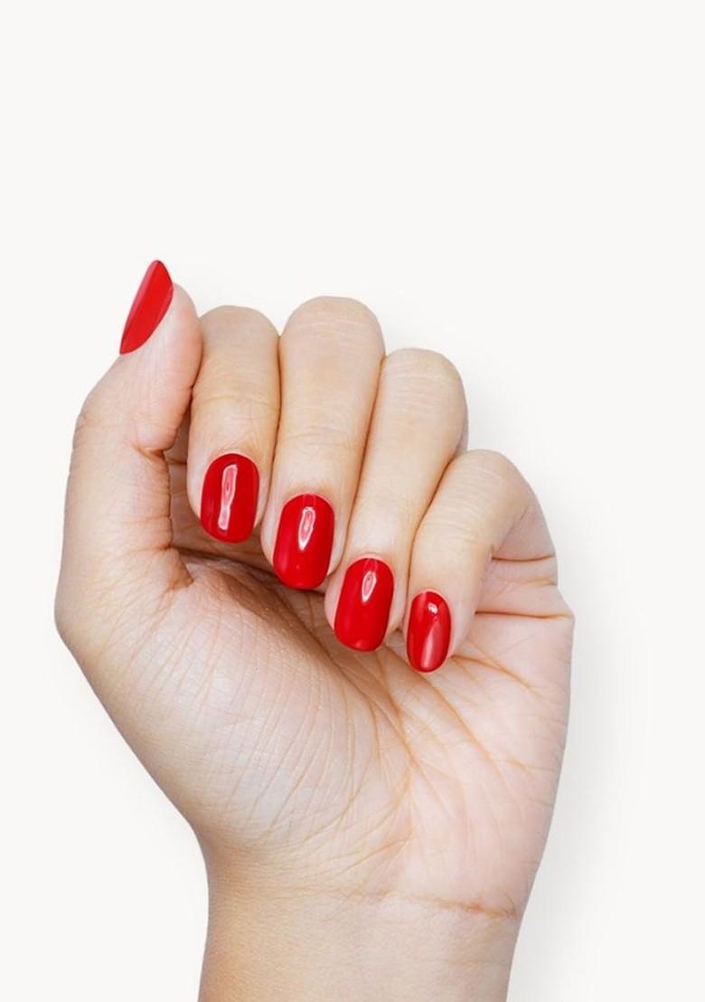 Hyue Gel Fx Nail Paint Fire Engine Red Fast Dry And Chip Resistant 14D Long Wear 8Ml