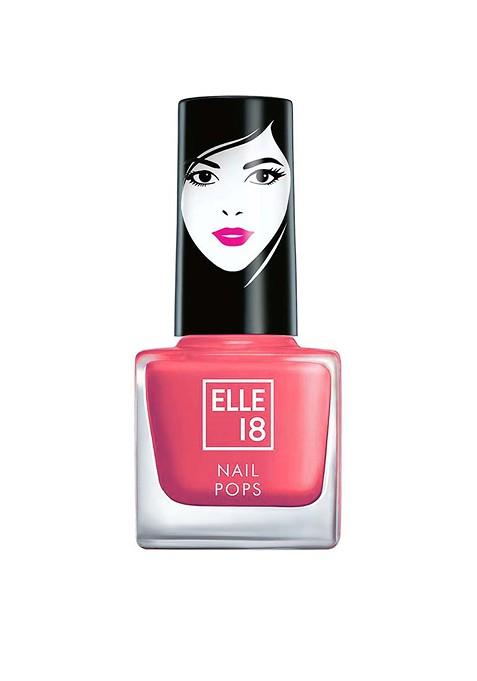 Elle 18 Nail Pops Long Lasting Polish Quick Dry Formula For Glossy Finish 5Ml 26