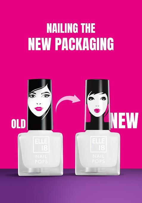 Elle 18 Nail Pops Long Lasting Polish Quick Dry Formula For Glossy Finish 5Ml 27