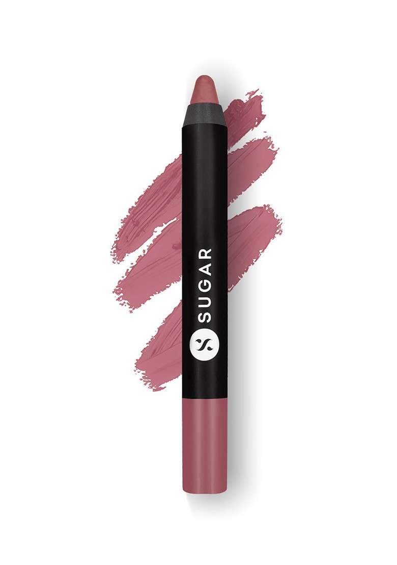 Sugar Matte As Hell Crayon Lipstick With Sharpener Rosalind 18 - Indya