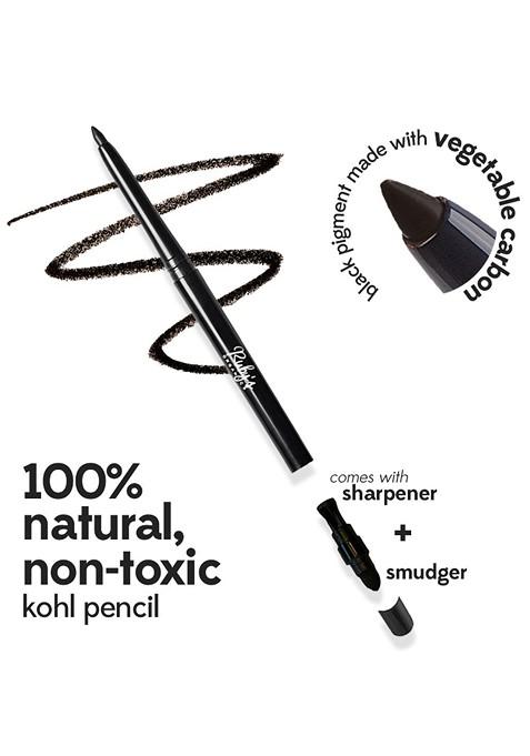 Ruby'S Organics Smoked Kohl Pencil Kajal Eyeliner Black 0 35G