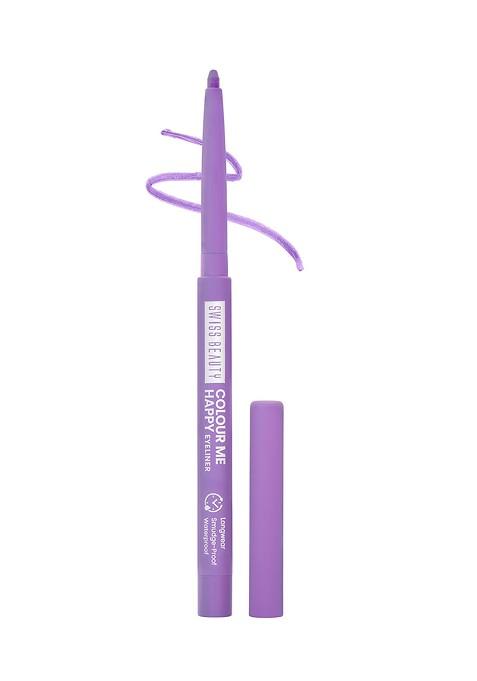 Swiss Beauty Colour Me Happy Waterproof Eyeliner Purple Aster 08