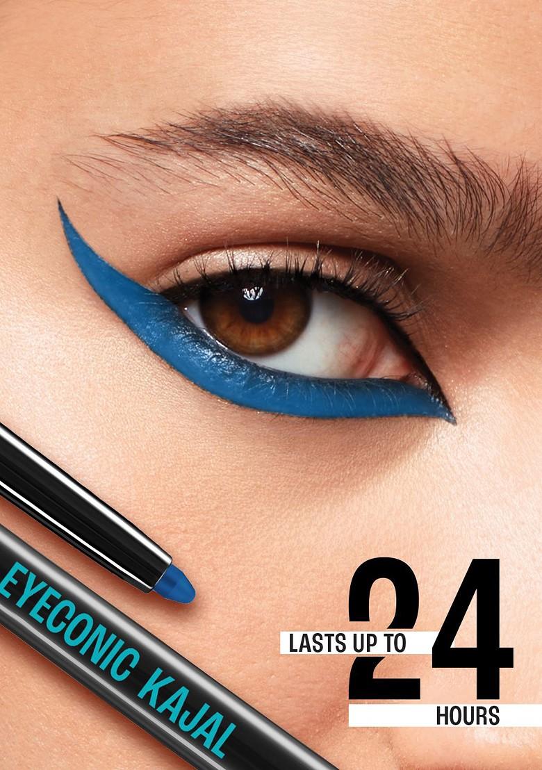 Lakme 9To5 Eyeconic Smudgeproof Waterproof Kajal Lasts Upto 24Hr 0 35G Midnight Blue