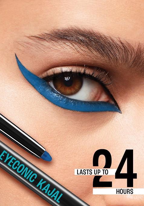 Lakme 9To5 Eyeconic Smudgeproof Waterproof Kajal Lasts Upto 24Hr 0 35G Midnight Blue
