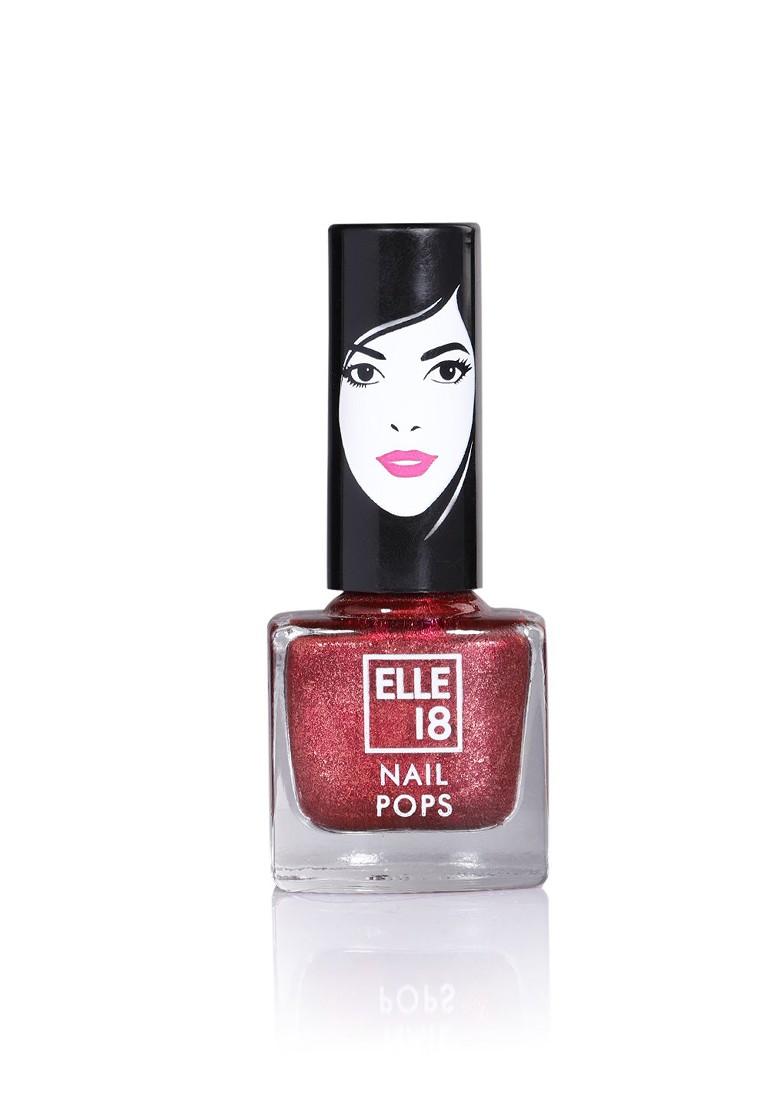Elle 18 Nail Pops Long Lasting Polish Quick Dry Formula For Glossy Finish 5Ml 25