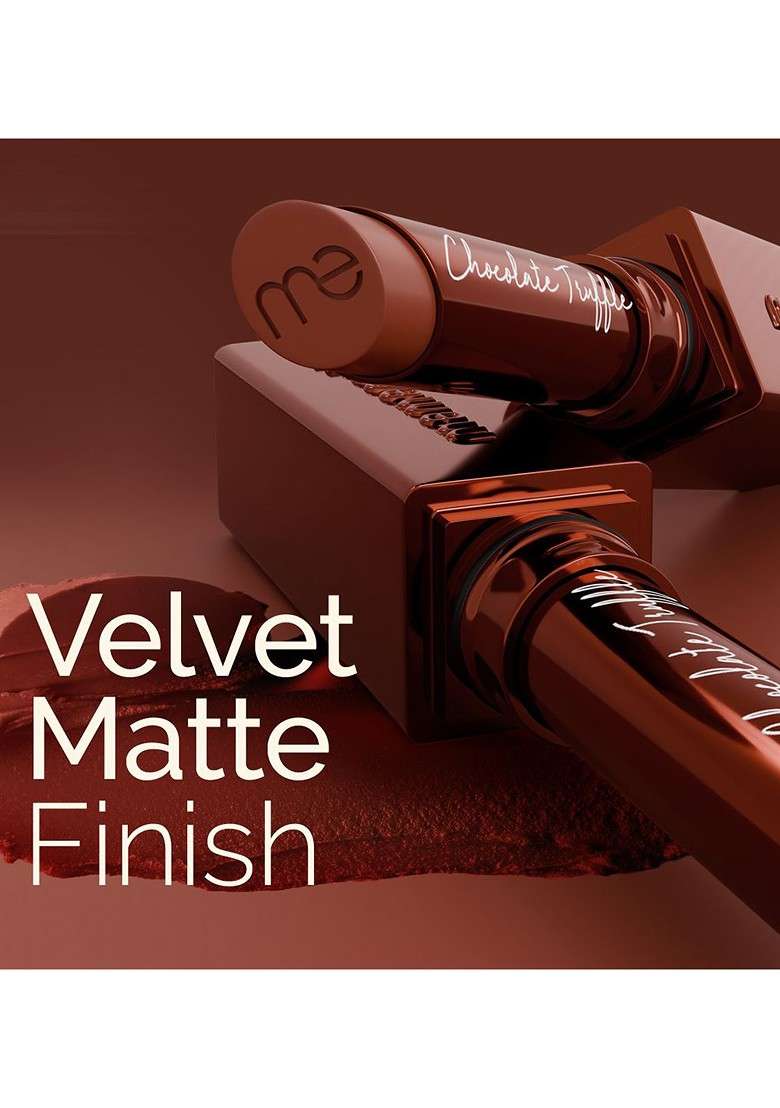 Mamaearth Women Luxe Matte Long Stay Lipstick With Passion Fruit Oil 2G Chocolate Truffle - Indya