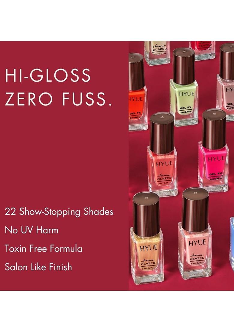 Hyue Gel Fx Nail Paint Alabaster Quick Dry And Chip Resistant 14 Day Long Wear 8Ml