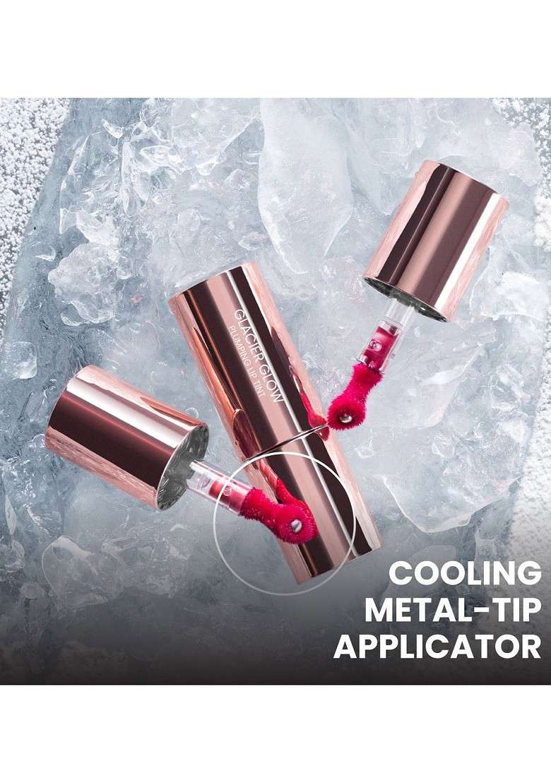 Typsy Beauty Glacier Glow Plumping Lip Tint 5 3 G Guava Sorbet - Indya